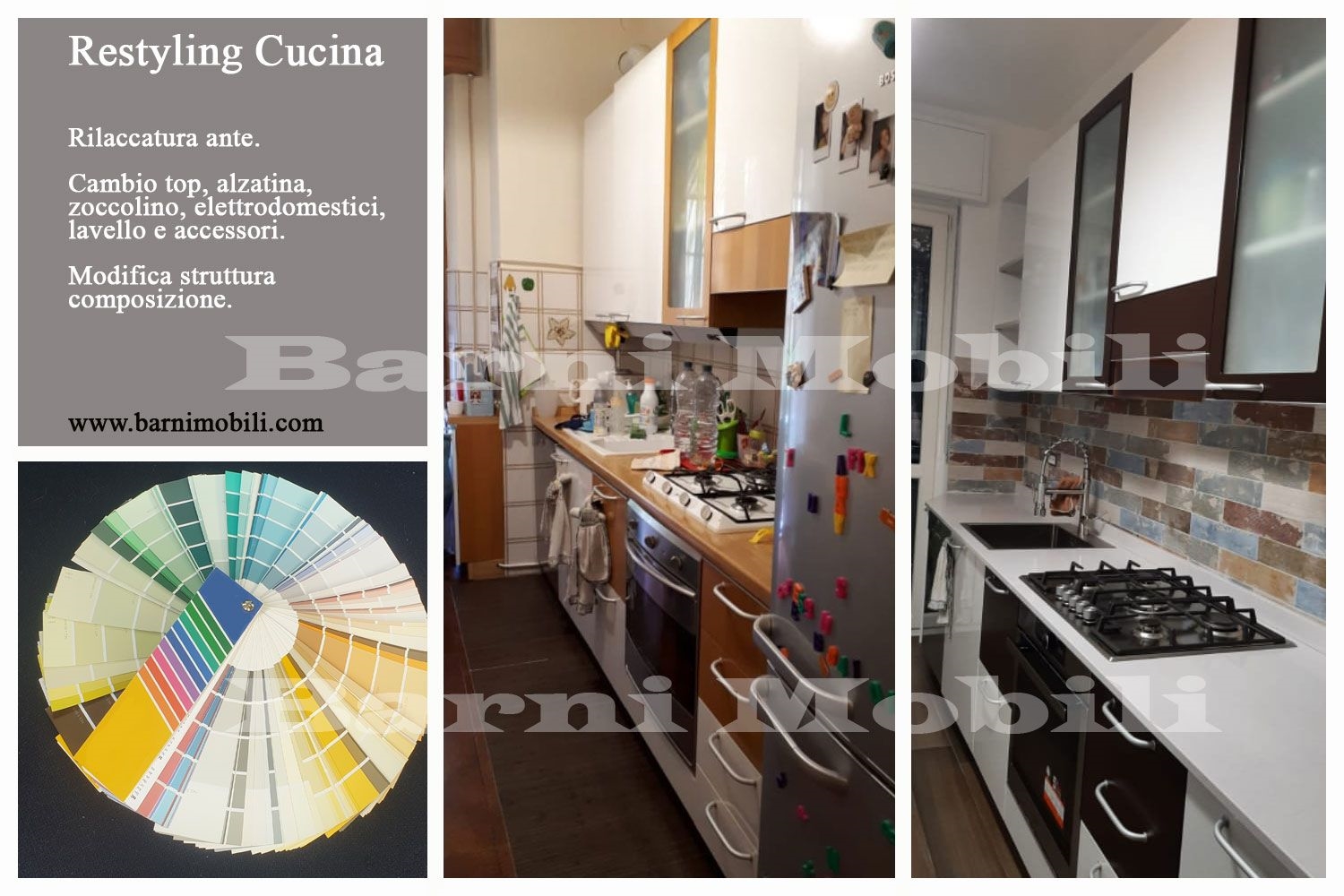 Restyling cucina, living e camera