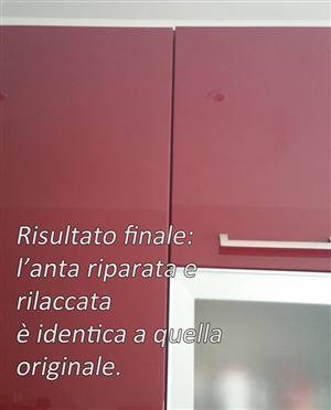 Riparare un'antina laccata 2