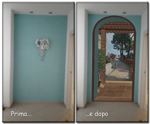 Decorazione d'Interni: Trompe L'Oeil 9